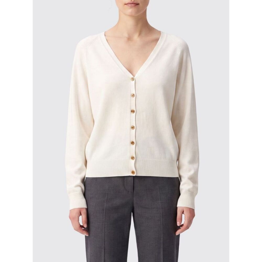 Lisa Yang Sweater Woman Yellow Cream